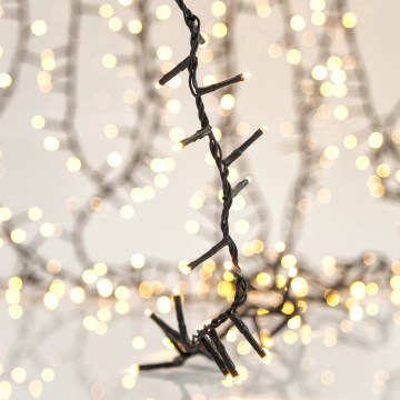 LED-Außen-Weihnachtslichterkette SNAKE 800xLED/12W/230V 19,1 m IP44 warmweiß