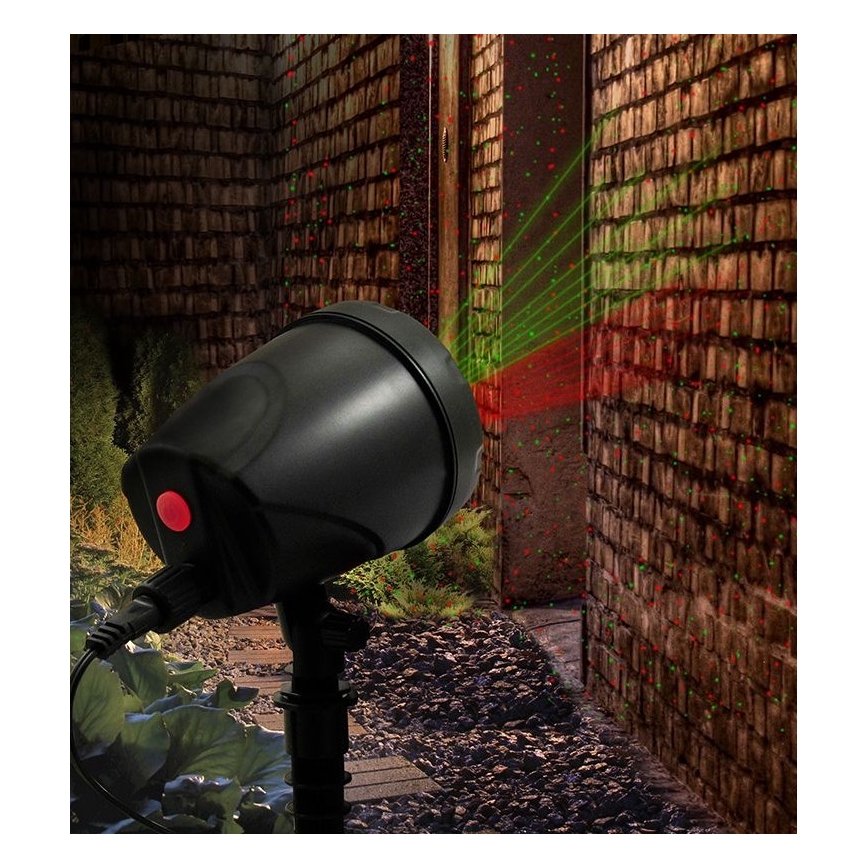 LED-Außenlaserprojektor LED/5W/230V IP44