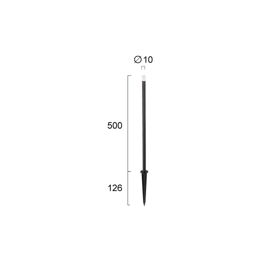 LED-Außenleuchte BAR LED/1W/24V IP65 schwarz