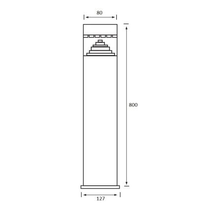 Greenlux - LED Auβenlampe 1xLED/6W/230V IP44