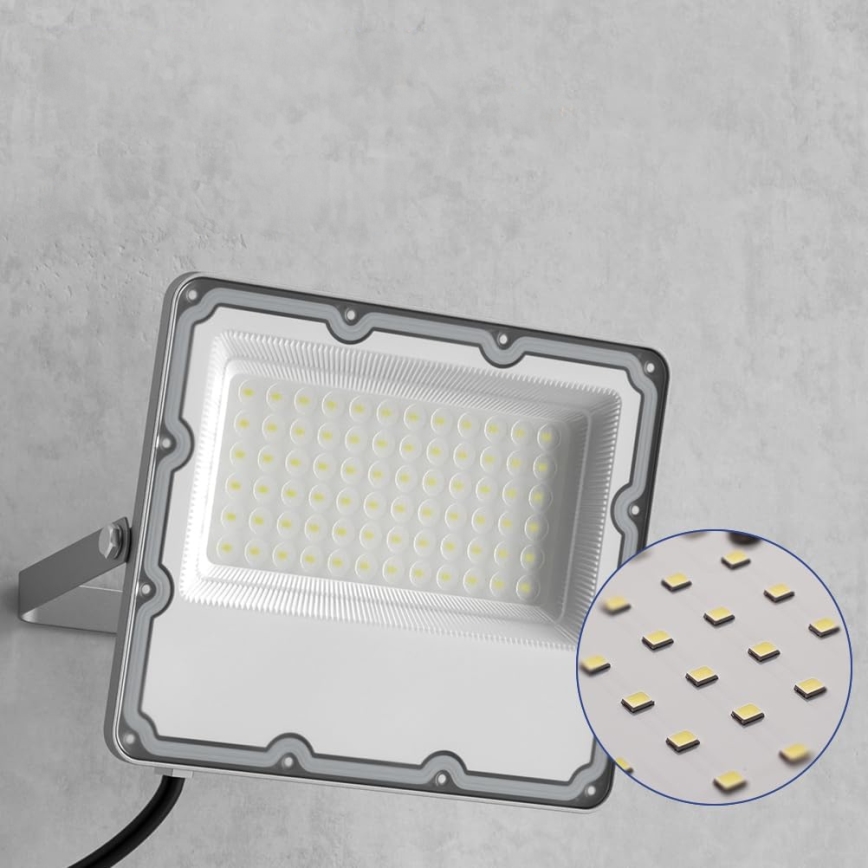LED-Außenstrahler LED/100W/230V 4500K IP65 grau