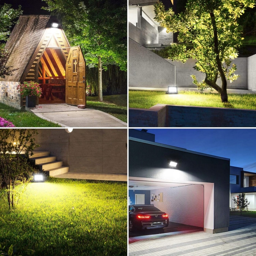 LED-Außenstrahler LED/50W/230V 4500K IP65 schwarz