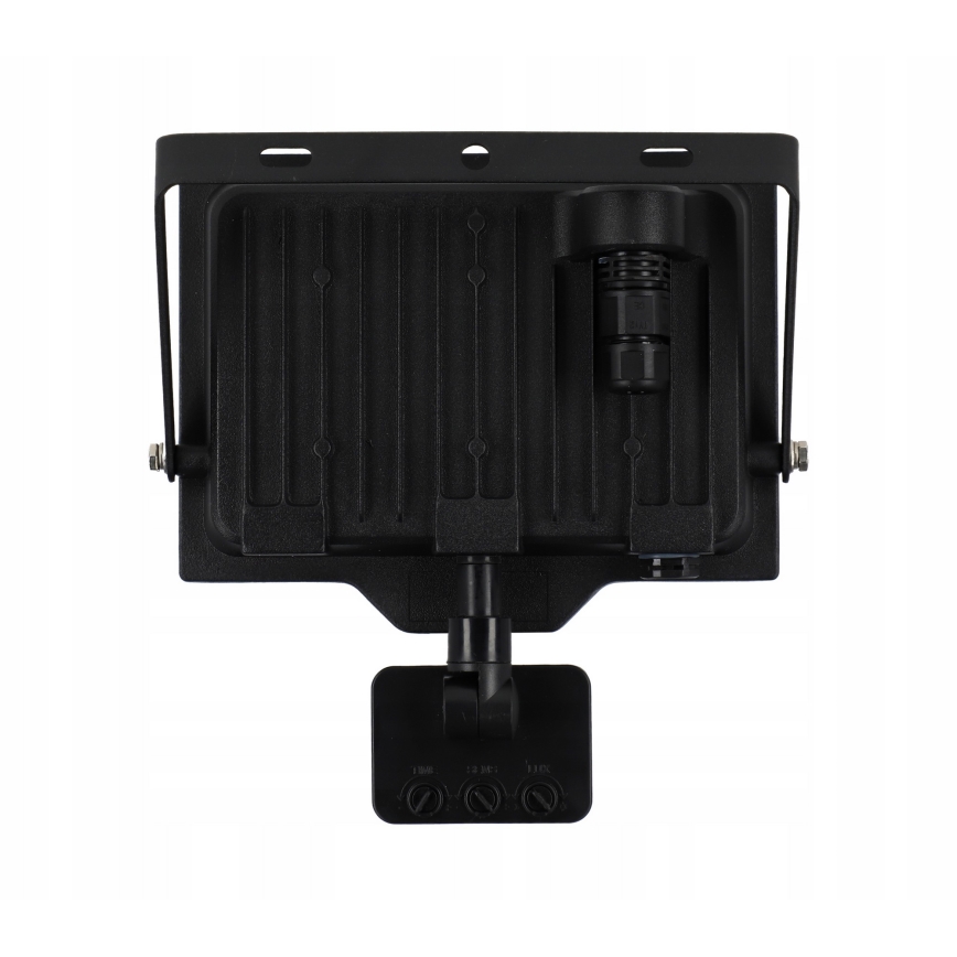 LED Außenstrahler mit Bewegungs- und Dämmerungssensor LED/50W/230V 4500K IP65 schwarz