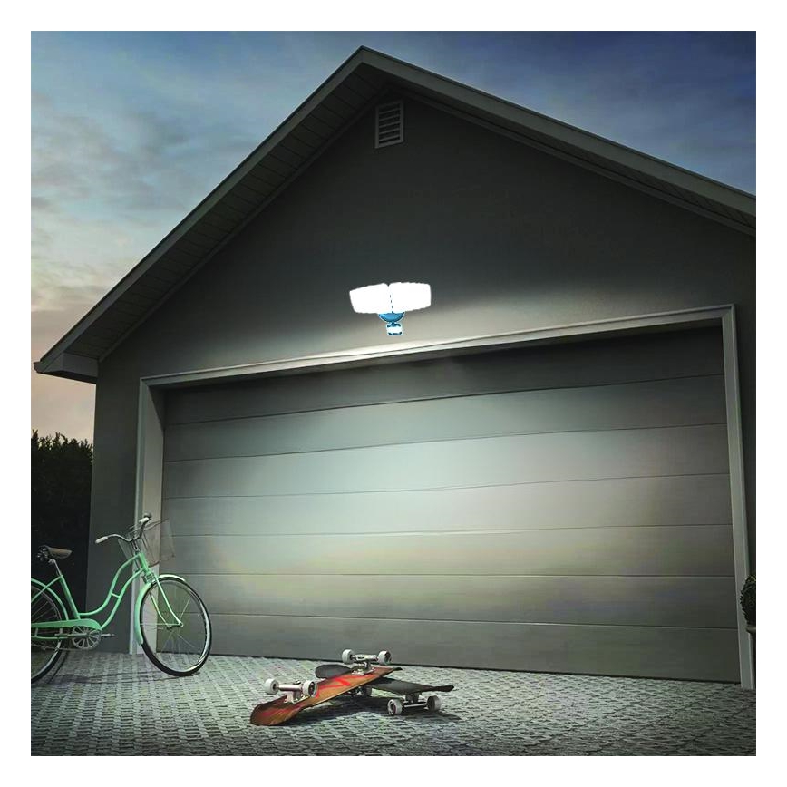 LED-Außenstrahler mit Sensor LED/24W/230V 3000/4000/6000K IP54 anthrazit