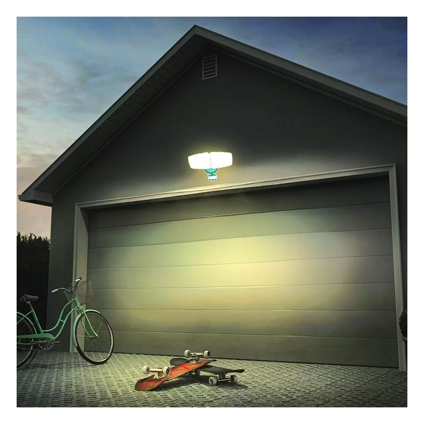 LED-Außenstrahler mit Sensor LED/24W/230V 3000/4000/6000K IP54 anthrazit