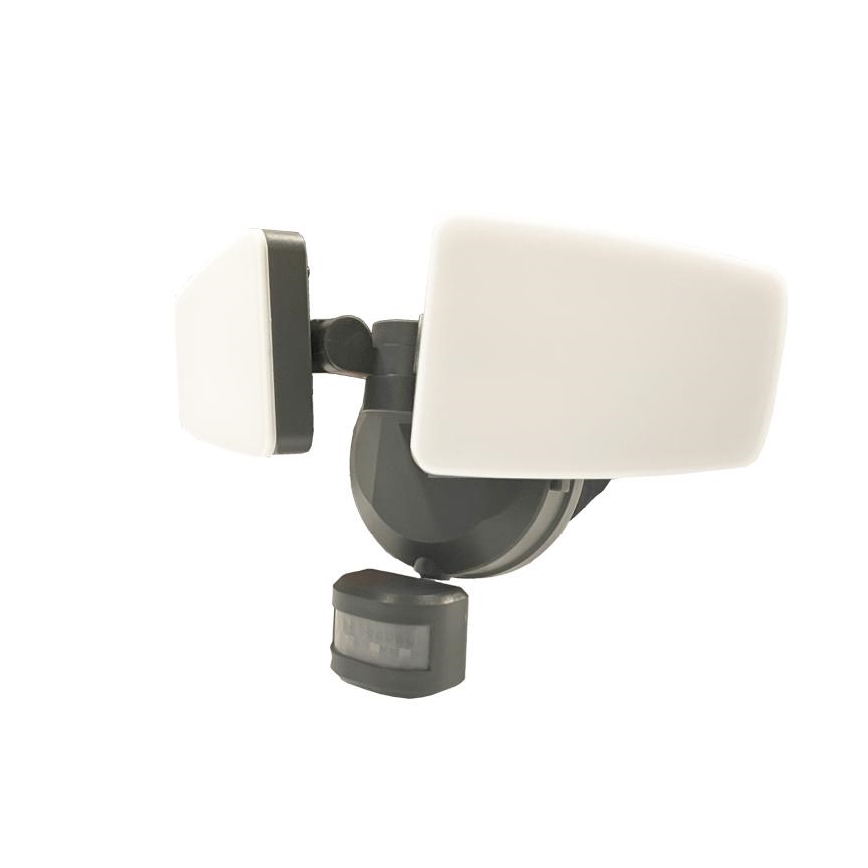 LED-Außenstrahler mit Sensor LED/24W/230V 3000/4000/6000K IP54 anthrazit