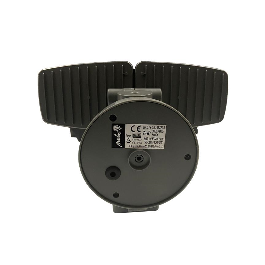 LED-Außenstrahler mit Sensor LED/24W/230V 3000/4000/6000K IP54 anthrazit