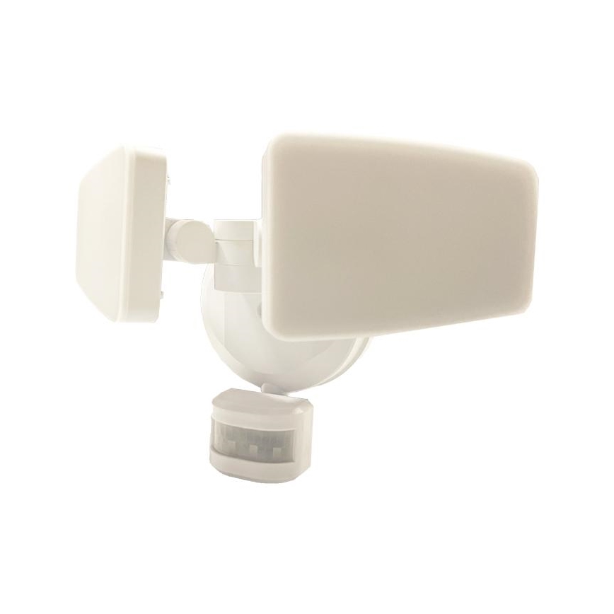 LED-Außenstrahler mit Sensor LED/24W/230V 3000/4000/6000K IP54 weiß
