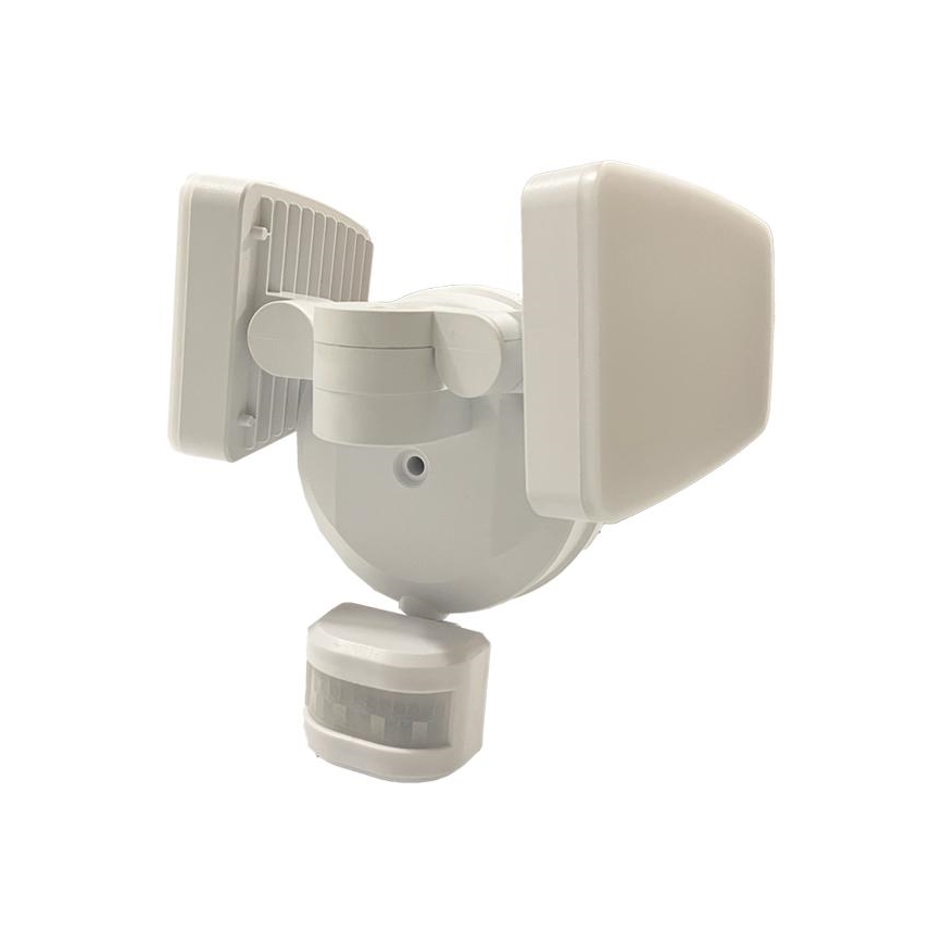 LED-Außenstrahler mit Sensor LED/24W/230V 3000/4000/6000K IP54 weiß