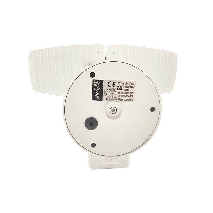 LED-Außenstrahler mit Sensor LED/24W/230V 3000/4000/6000K IP54 weiß