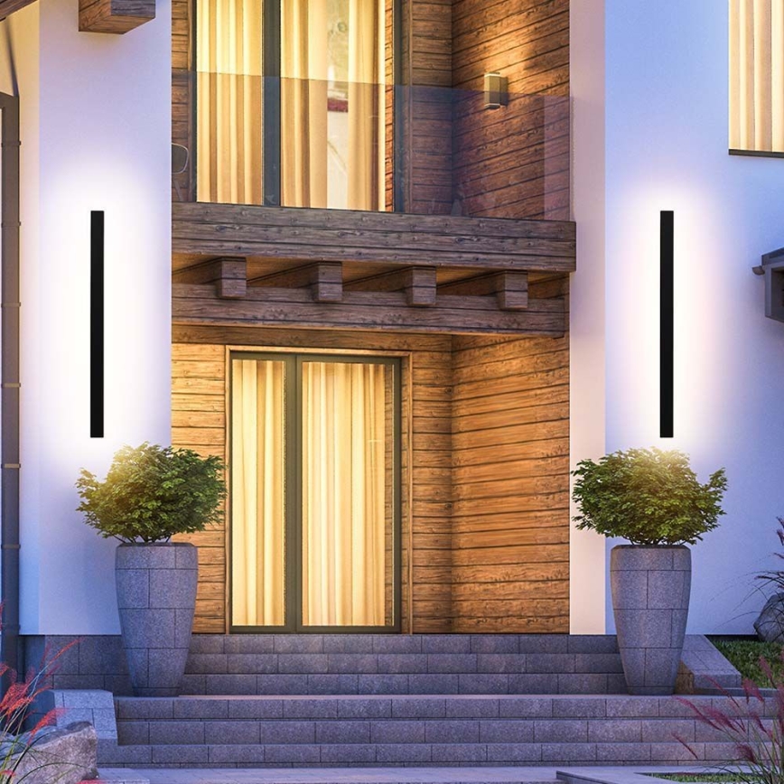 LED-Außenwandleuchte 23 W/230 V 4000 K IP65 141 cm Anthrazit