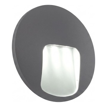 LED-Außenwandleuchte DACU LED/3W/230V IP54, grau
