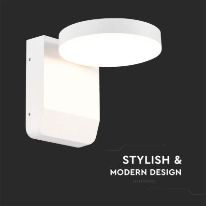 LED Außenwandleuchte flexibel LED/17W/230V IP65 3000K Weiß