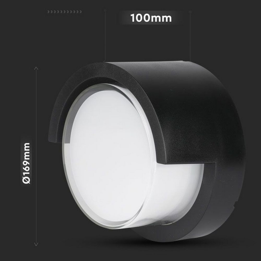 LED Außenwandleuchte LED/12W/230V 3000K IP65