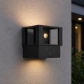 LED Außenwandleuchte LED/12W/230V IP54 schwarz