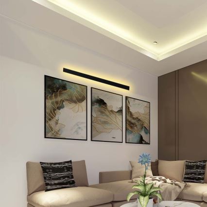 LED-Außenwandleuchte LED/16W/230V 3000K IP65 101 cm Anthrazit
