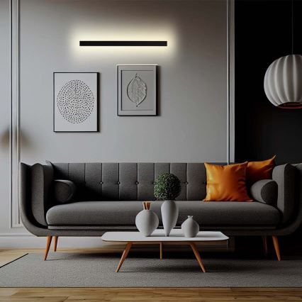 LED-Außenwandleuchte LED/23W/230V 3000K IP65 141 cm schwarz