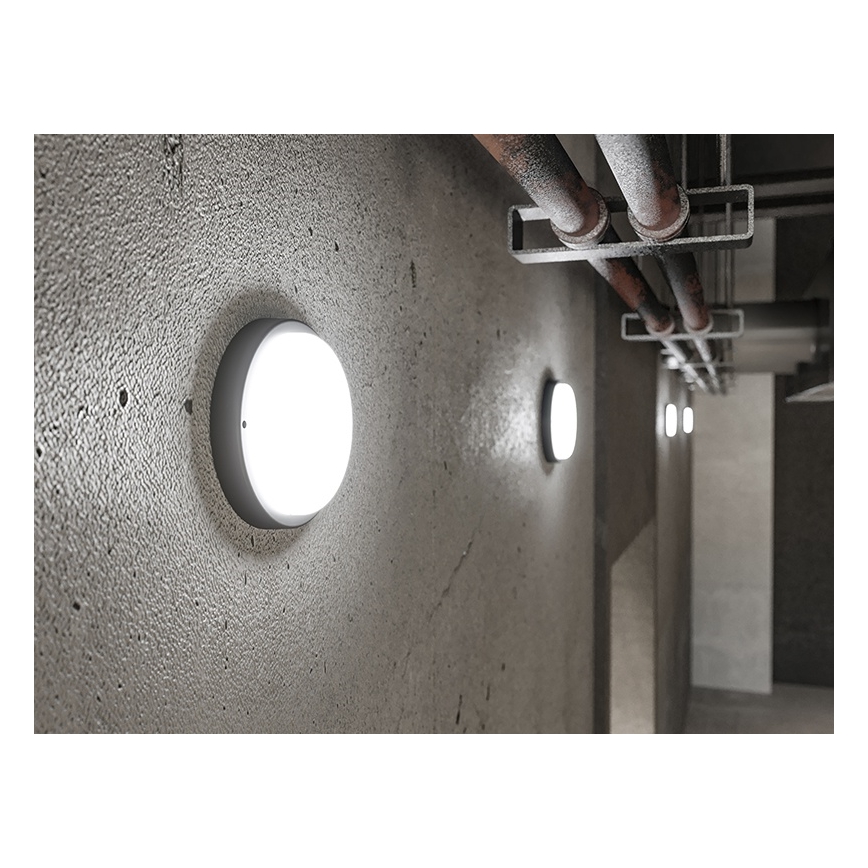 LED Außenwandleuchte LED/9W/230V IP54 schwarz