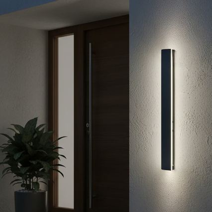 LED-Außenwandleuchte MIRANA LED/12W/230V 4000K IP44 60 cm schwarz
