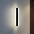 LED-Außenwandleuchte MIRANA S LED/8W/230V 4000K IP44 30 cm schwarz