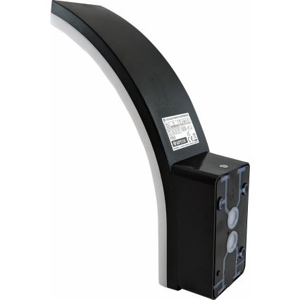 Dimmbare LED-Außenwandleuchte mit Bewegungs- und Dämmerungssensor LED/12/15/20W/230V IP65 schwarz