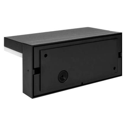 LED-Außenwandleuchte mit Sensor HESTIO LED/9W/230V 4000K IP44 schwarz