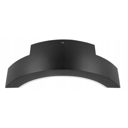 LED Außenwandleuchte mit Bewegungsmelder LED/10W/230V IP54 schwarz