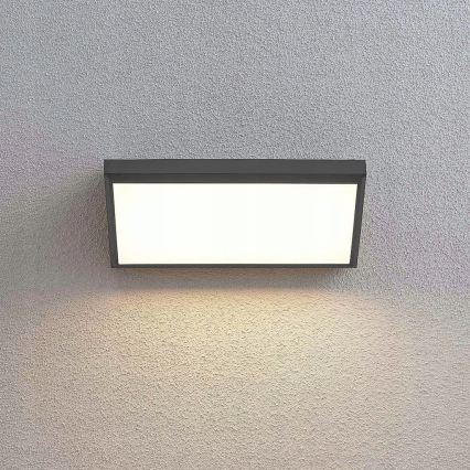 LED Außenwandleuchte mit Bewegungsmelder LED/20W/230V IP65 grau