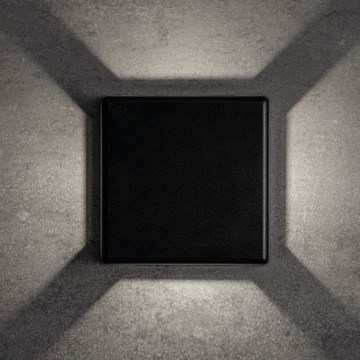 LED-Außenwandleuchte REFAZI LED/6W/230V IP54 schwarz