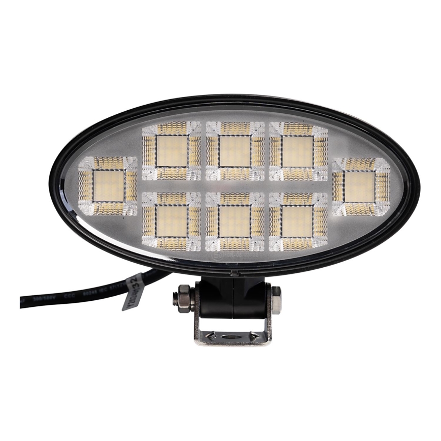 LED-Autoscheinwerfer BLACK LED/160W/10-30V IP69 5700K oval
