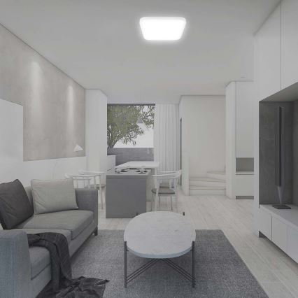 LED Badezimmer-Deckenleuchte SAMSUNG CHIP LED/18W/230V IP44 6500K 25x25 cm Weiß