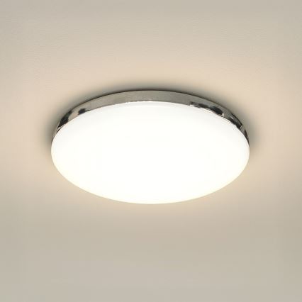 LED-Badezimmer-Deckenleuchte MAYA LED/15W/230V Ø 33 cm IP44 glänzendes Chrom