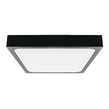 LED Badezimmer-Deckenleuchte mit Sensor LED/18W/230V 4000K IP44 22,5x22,5 cm schwarz