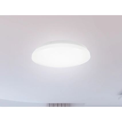 LED Badezimmer-Deckenleuchte OPAL LED/12W/230V Ø 24,5 cm IP44 Weiß
