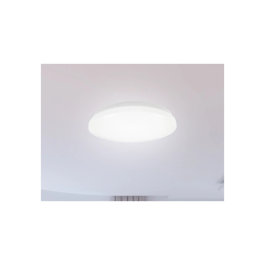 LED Badezimmer-Deckenleuchte OPAL LED/12W/230V Ø 24,5 cm IP44 Weiß