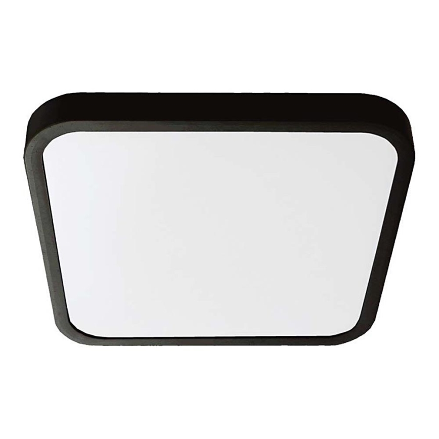 LED Badezimmer-Deckenleuchte SAMSUNG CHIP LED/24W/230V IP44 4000K 29x29 cm schwarz