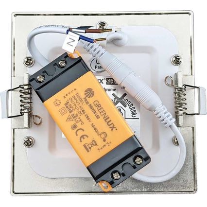 LED-Badezimmer-Einbauleuchte VEGA LED/6W/230V 2800K 11,8 cm IP44
