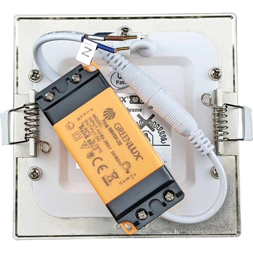 LED-Badezimmer-Einbauleuchte VEGA LED/6W/230V 2800K 11,8 cm IP44