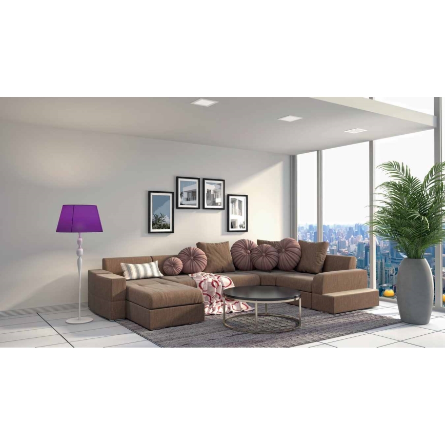 LED-Badezimmer-Einbauleuchte VEGA LED/6W/230V 2800K 11,8 cm IP44 Schnee weiß