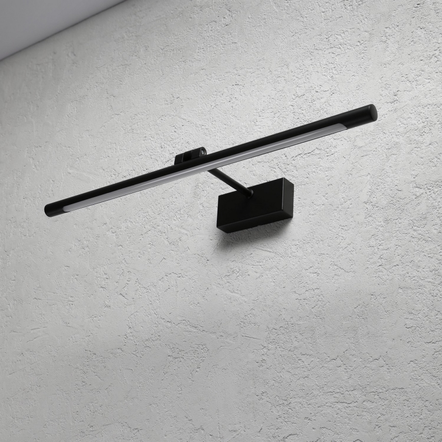 LED-Badezimmer-Spiegelleuchte MIRROR LED/8W/230V 4000K IP44 60 cm schwarz