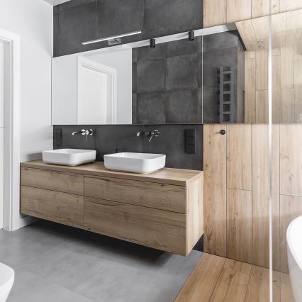 LED-Badezimmer-Spiegelleuchte SHINE LED/13,8W/230V 60 cm IP44 Hochglanz-Chrom