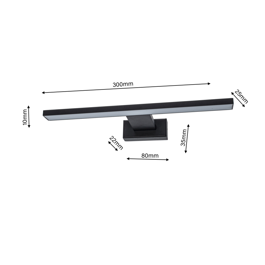 LED Badezimmer-Wandleuchte SHINE 1xLED/7W/230V IP44
