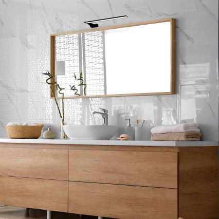 LED Badezimmer Wandleuchte SHINE LED/11W/230V 45 cm IP44 schwarz