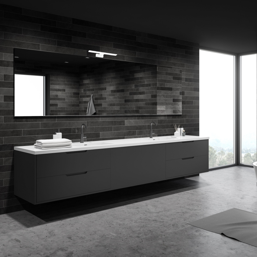 LED-Badezimmer-Wandleuchte SHINE LED/7W/230V 30 cm IP44 weiß