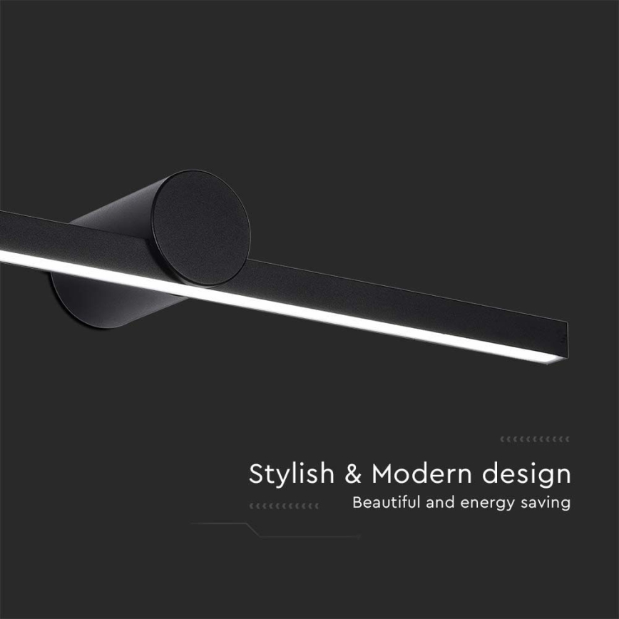 LED-Badspiegelleuchte 10W/230V 4000K IP65 schwarz