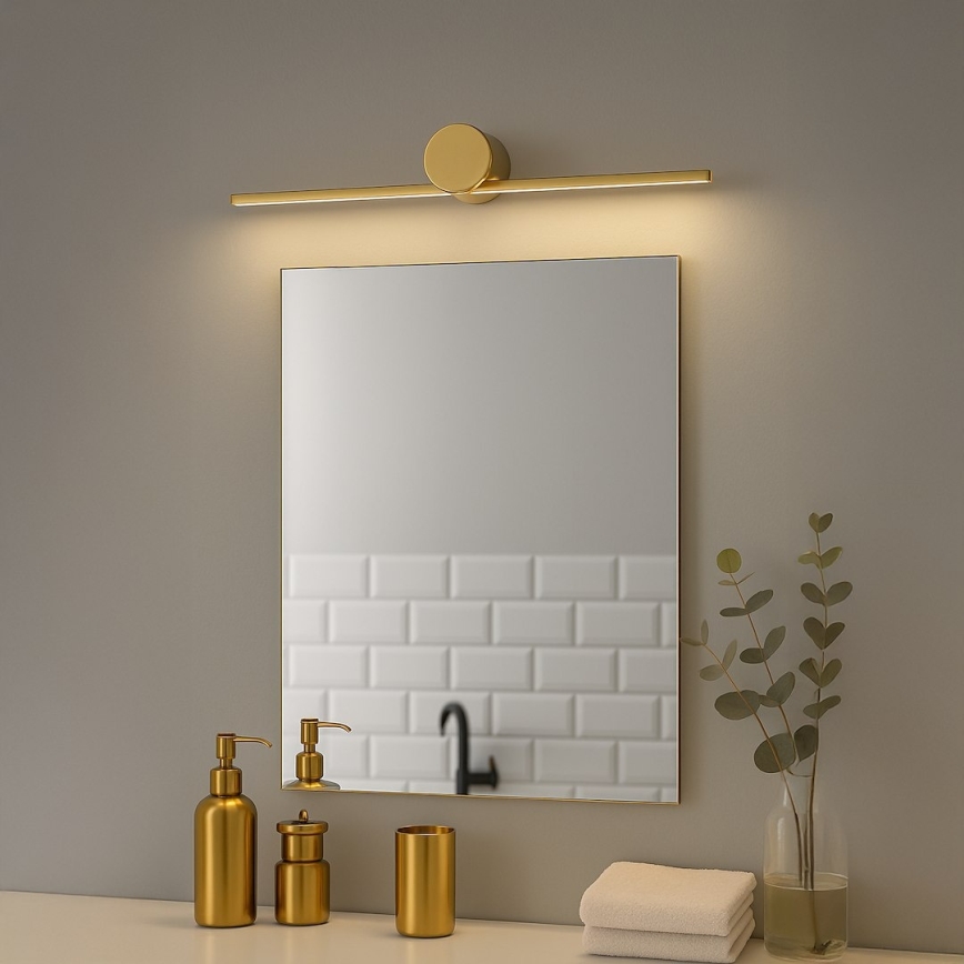LED-Badspiegelleuchte ARTIST LED/6W/230V 40 cm IP44 goldfarben