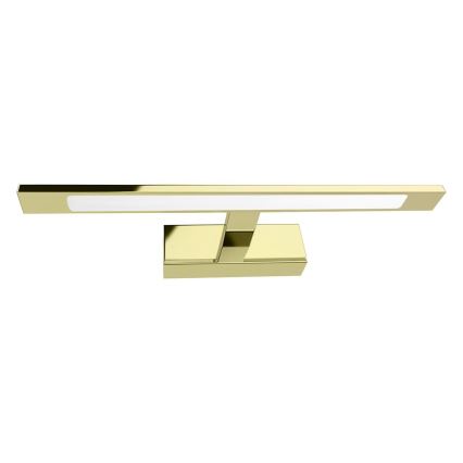 LED-Spiegelleuchte KLIMT, 12 W, 230 V, 3000/4000/6000 K, 60 cm, IP44, goldfarben