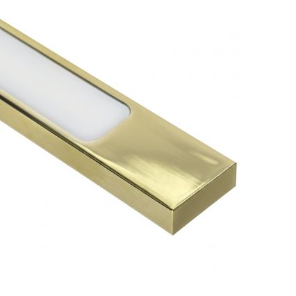 LED-Spiegelleuchte KLIMT, 12 W, 230 V, 3000/4000/6000 K, 60 cm, IP44, goldfarben