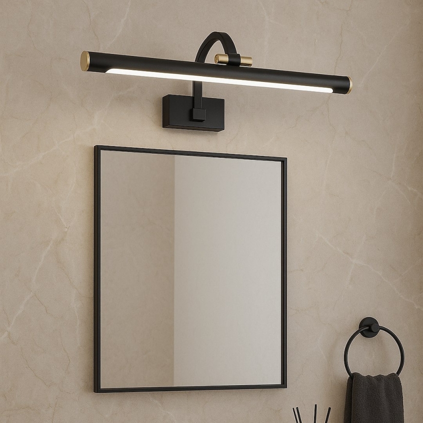 LED-Badspiegelleuchte VINCI LED/12W/230V 40 cm IP44 schwarz