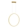 LED Bathroom lampadario on a string SATURNO LED/28W/230V IP44 oro